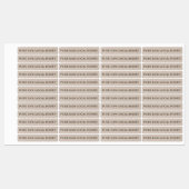 Tamper-evident Seal Honey Jar Security Vinyl Label (Vel)