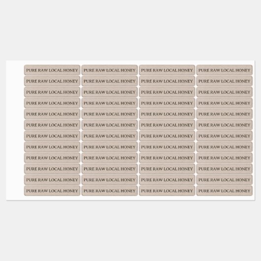 Tamper-evident Seal Honey Jar Security Vinyl Label (Vel)