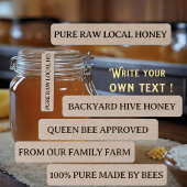 Tamper-evident Seal Honey Jar Security Vinyl Label