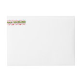 Tamper-Proof Wildflower Honey Jar Lid Labels (Voorkant)