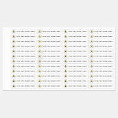 Tamperdichte zegel met deksel van de Logo Honey Ja Labels (Vel)