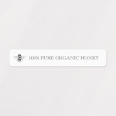 Tamperdichte zegel met deksel van de Logo Honey Ja Labels (Design 1)