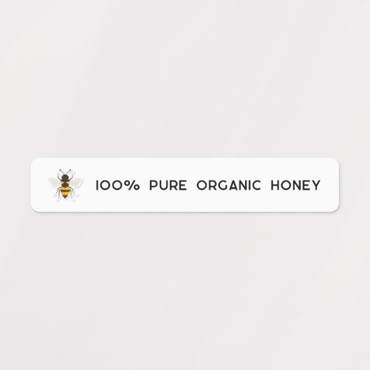Tamperdichte zegel met deksel van de Logo Honey Ja Labels (Design 1)
