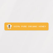 Tamperdichte zegel met deksel van de Logo Honey Ja Labels (Design 1)