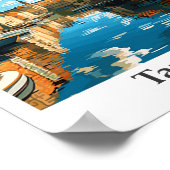 Tampere Finland Reizen  Illustratie Poster (Hoek)