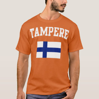 Tampere Finland vlag T-shirt