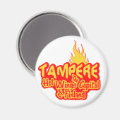 Tampere Hot Wings magneet (Voorkant / Achterkant)