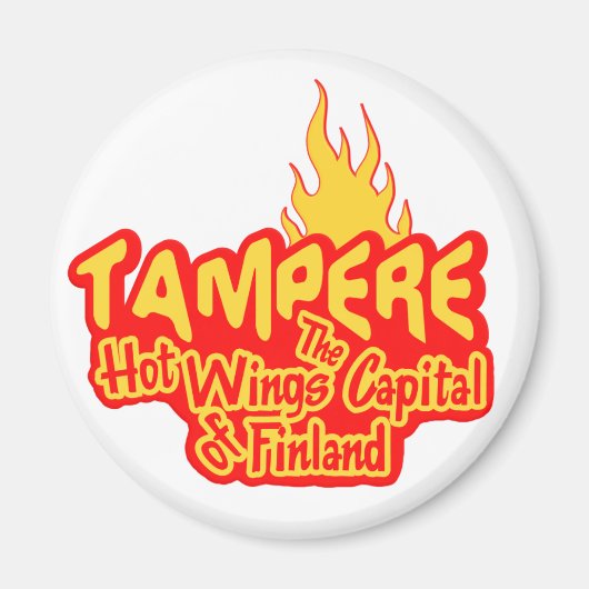 Tampere Hot Wings magneet (Voorkant)