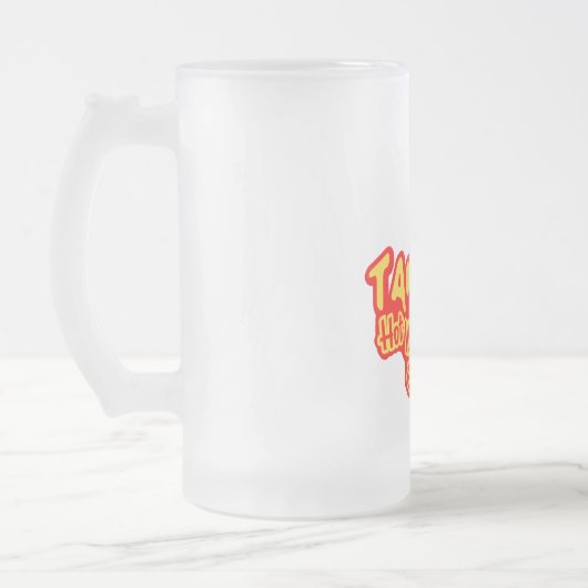 Tampere Hot Wings-mok - kies stijl en kleur Matglas Bierpul (Links)