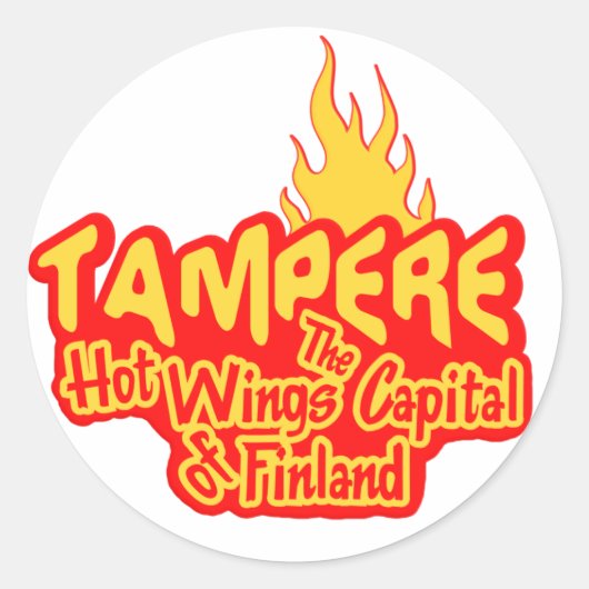 Tampere Hot Wings stickers (Voorkant)