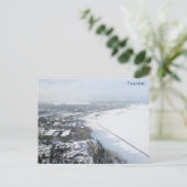 Tampere in de winter briefkaart (Staand voorkant)