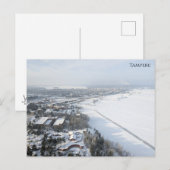 Tampere in de winter briefkaart (Voorkant / Achterkant)