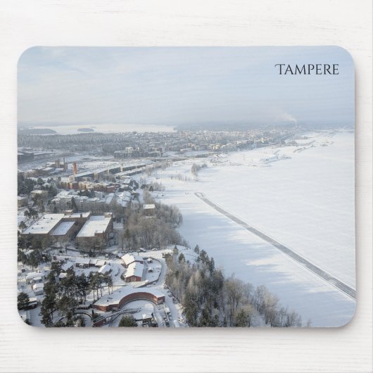 Tampere in de Winter Muismat (Voorkant)