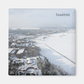 Tampere in Winter Magneet