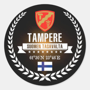 Tampere Ronde Sticker