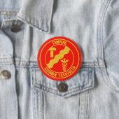 Tampere Round Emblem Ronde Button 7,6 Cm (In situ)
