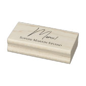 Tampon de remerciement du studio d'artiste rubberstempel (Stempel)