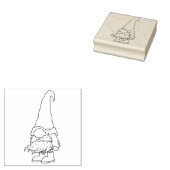 Tampon encreur en bois rubberstempel (Gestempeld)