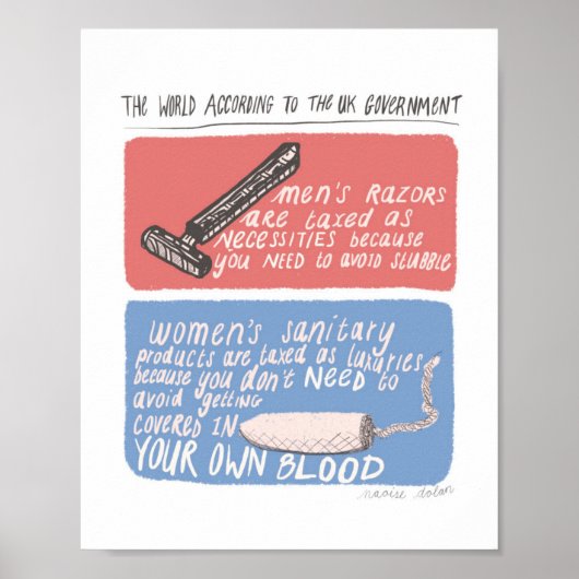 Tampon Tax Poster (Voorkant)