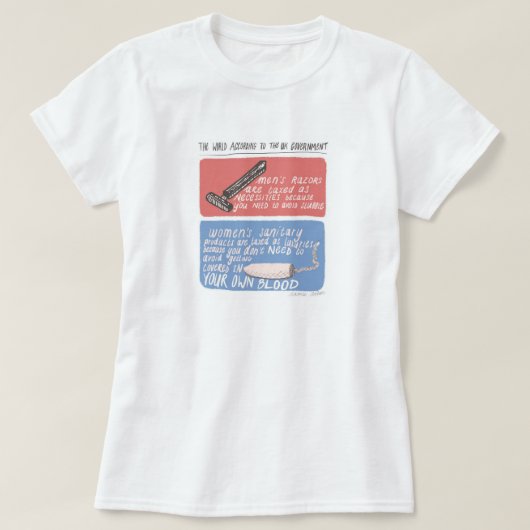 Tampon Tax T-shirt (Design voorkant)
