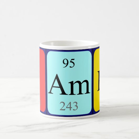 Tamra periodieke lijstnaam mok (Center)