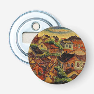 Tamsui & Chen Cheng-Po / Taiwan kunstpartij Button Flesopener