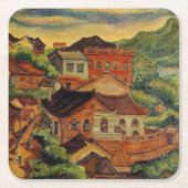 Tamsui & Chen Cheng-Po / Taiwan  kunstpartij Kartonnen Onderzetters (Voorkant)