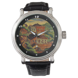 Tamsui en Chen Cheng-Po/Taiwan mode kunst Horloge
