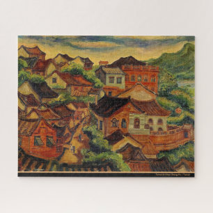 Tamsui en Chen Cheng-Po/Taiwanese  kunst Legpuzzel