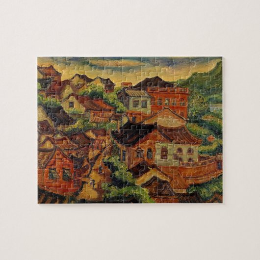 Tamsui en Chen Cheng-Po/Taiwanese  kunst Legpuzzel (Horizontaal)