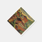 Tamsui en Chen Cheng-Po/Taiwanese kunst Servet (Hoek)