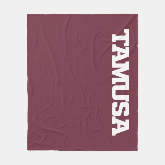 TAMUSA FLEECE DEKEN (Voorkant)