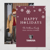 TAMUSA Jaguars Feestdagenkaart (Voorkant / Achterkant)