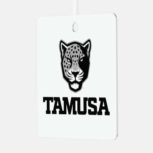 TAMUSA Jaguars Metalen Ornament (Voorkant links)