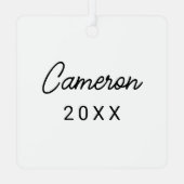 TAMUSA Jaguars Metalen Ornament (Achterkant)