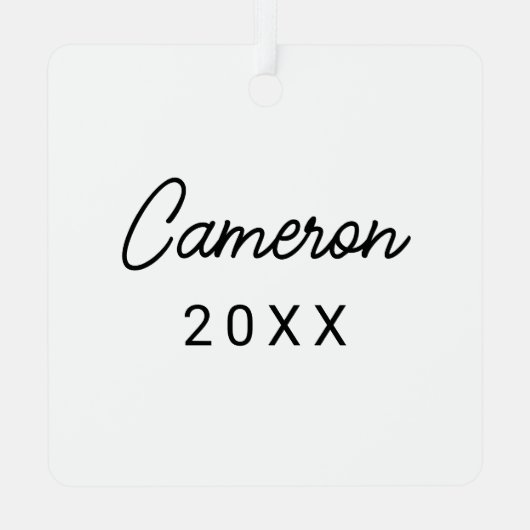 TAMUSA Jaguars Metalen Ornament (Achterkant)