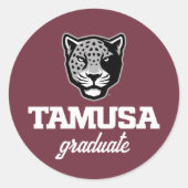 TAMUSA Jaguars Ronde Sticker (Voorkant)