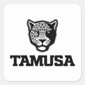 TAMUSA Jaguars Vierkante Sticker (Voorkant)