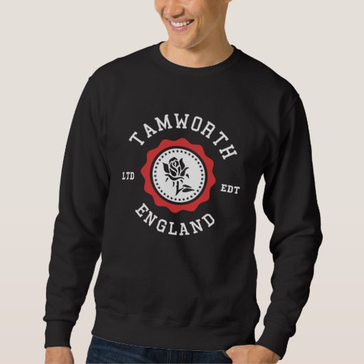 TAMWORTH Engeland Roos Badge Trui (Voorkant)