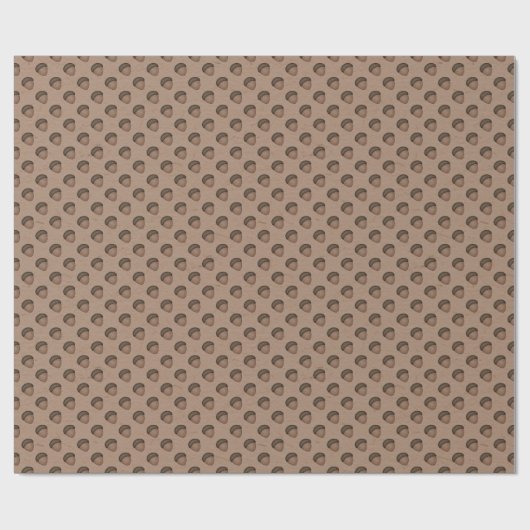 Tan Acorn Wrapping Paper Cadeaupapier (Vlak)