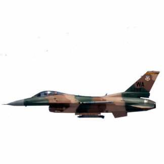 Tan Aggressor F-16 Fighting Falcon Staand Fotobeeldje