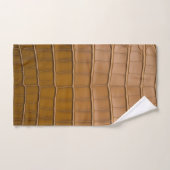 Tan Alligator Patroon Home Decor Bad Handdoek (Handdoek)