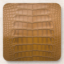 Tan Alligator Patroon Home Decor Bier Onderzetter