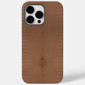 Tan alligator textuur afdrukken Case-Mate iPhone case (Achterkant)