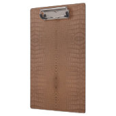 Tan alligator textuur afdrukken klembord (Links)