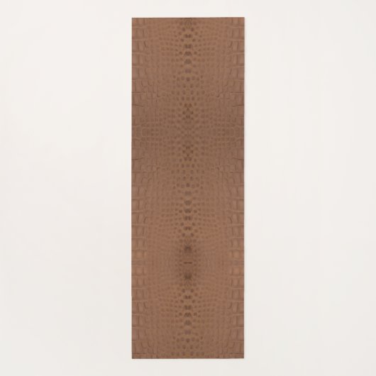 Tan alligator textuur afdrukken yogamat (Achterkant)