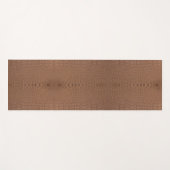 Tan alligator textuur afdrukken yogamat (Voorkant (horizontaal))