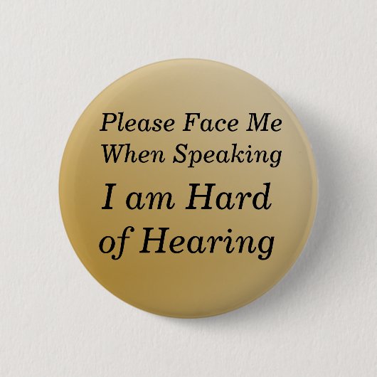 Tan alsjeblieft, wees me Button aan (Voorkant)