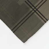Tan and Brown Plaid 8 Photo Collage Fleece Deken (Hoek)