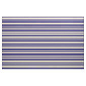 Tan and Midnight Blue Pattern of Stripes Stof (Fat Quarter)